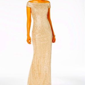 Adrianna Papell Size 2 Sequined Gown!🍁Final Price🍁